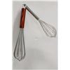 Image 3 : NEW 12" & 10" STAINLESS STEEL WHIPS - RED