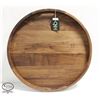 Image 1 : MAGIGO ROUND WOOD TRAY - SMALL GAP IN TRAY
