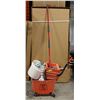 Image 1 : INDUSTRIAL MOP AND BUCKET WITH VARIOUS