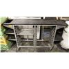 Image 1 : COMMERCIAL FOOD SERVICE CART W/ 1/2-SIZE BUN PANS