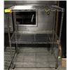 Image 1 : 3-TIER CHROME WIRE STORAGE RACK 23" X 14" X 31"