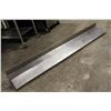 Image 1 : 72" X 10" STAINLESS STEEL OVER RANGE / WALL SHELF