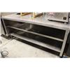 Image 1 : 6' STAINLESS STEEL WORKTABLE W/ UNDER STORAGE
