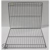 Image 1 : 2 COMMERCIAL COOLER RACKS 19.5" X 16"