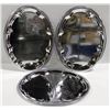 Image 2 : LOT OF 3 NEW JOHNSON ROSE STAINLESS STEEL OVAL