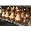 Image 1 : LOT OF 14 COPPER PITCHERS W/ 11 COPPER CUPS & 2