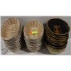 Image 1 : 36 ASSORTED WICKER SERVING BASKETS