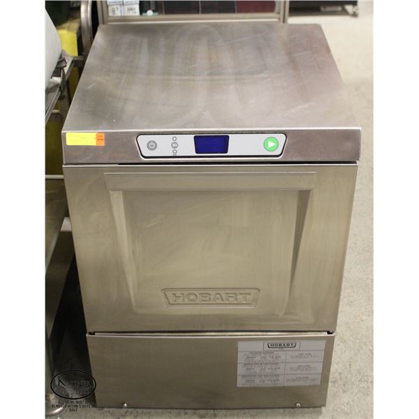 HOBART HIGH TEMPERATURE UNDERCOUNTER DISHWASHER *TESTED / WORKS WELL.