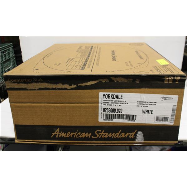 *NEW* AMERICAN STANDARD COUNTERTOP SINK