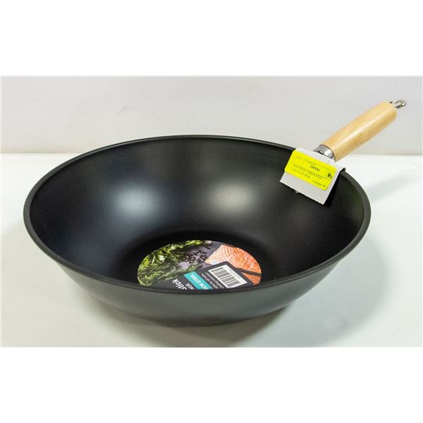 NEW 28CM CARBON STEEL NON-STICK WOK