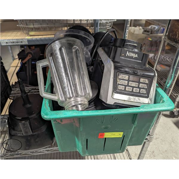 FLAT OF VARIOUS NINJA BLENDER BASES & PARTS