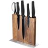 Image 1 : NEW NAVARIS WALNUT WOOD MAGNETIC KNIFE BLOCK