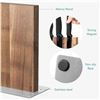 Image 3 : NEW NAVARIS WALNUT WOOD MAGNETIC KNIFE BLOCK