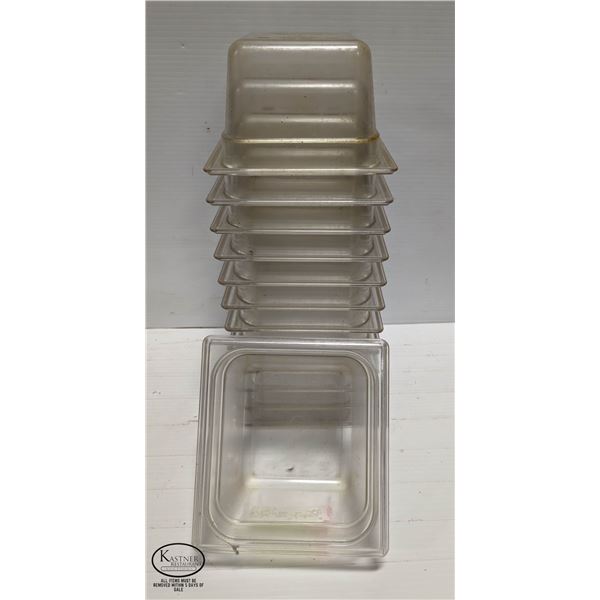 13 TRUE 1/6 SIZE POLYCARB INSERTS - 4"