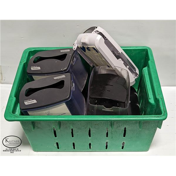 LOT OF NAPKIN DISPENSERS / POLY TISSUE DISPENSERS