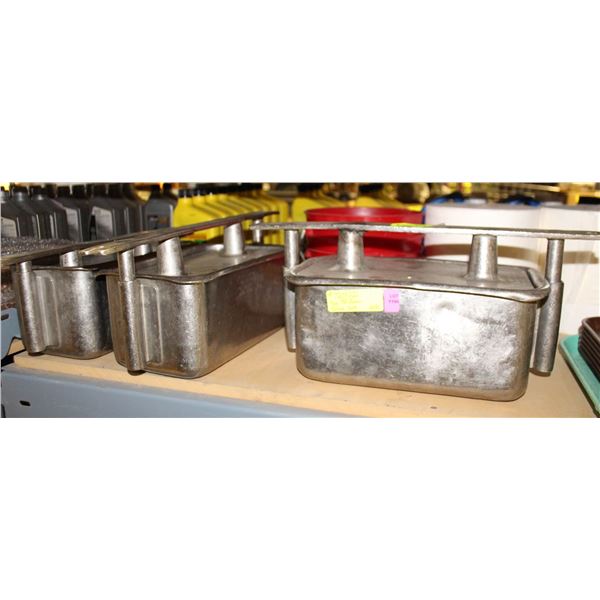 THREE HD ALUMINUM INSERTS W/ PRESS LID