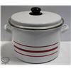 Image 1 : METAL STOCK POT W/ LID 10" X 6"