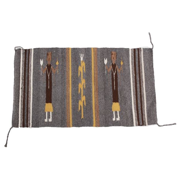 Navajo Yei Bi Chei Hand Woven Wool Rug