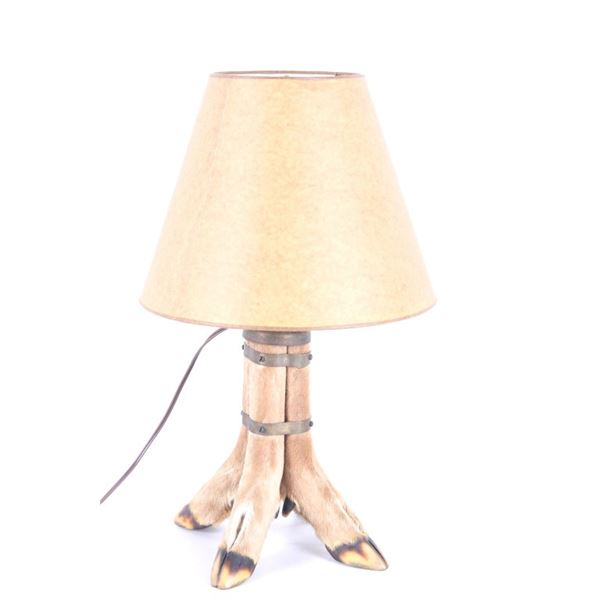 Vintage Taxidermy Deer Leg Lamp