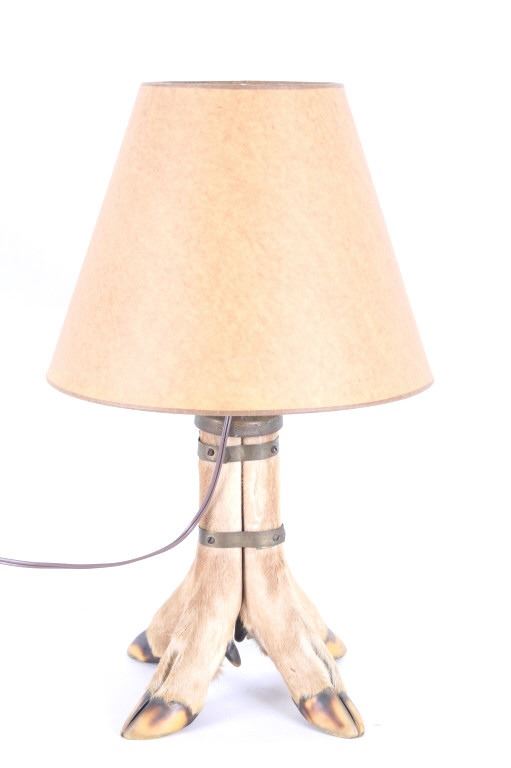 Vintage Taxidermy Deer Leg Lamp