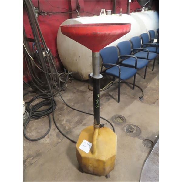 Oil Drain Bucket Rack Oil Drain Bucket on Wheels - McSherry Auction Service Ltd.