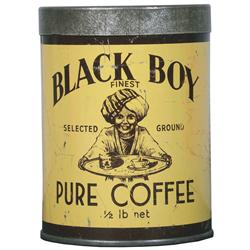 Black Boy Coffee Tin