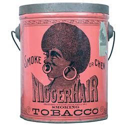Black Americana Smoking Tobacco Tin