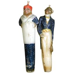 Pr. of Black Americana Candles