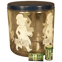 Ramons Brownie Pill Glass Store Jar 