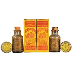 Two bottles of Mason's Cordovan Shine Cleaner