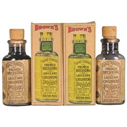 Two Bottles of Brown's French Dressing