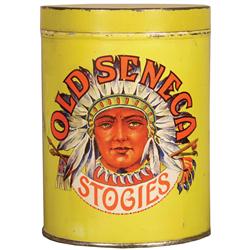 Old Seneca Stogies Cigar Tin