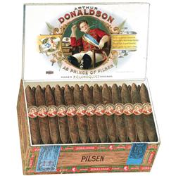 Arthur Donaldson Cigars, cardboard sign