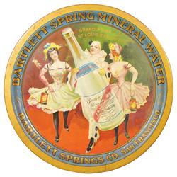 Bartlett Spring Mineral Water Tin Serving Tray