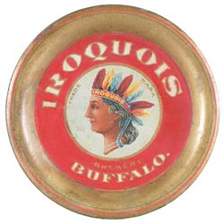 Iroquois Brewery Tin Tip Tray