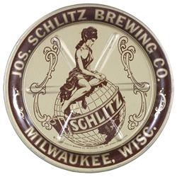 Schlitz Brewing Company Tin Coaster