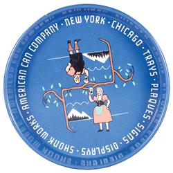 American Can Company Tin Tip Tray