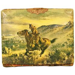 Celluloid Covered Photo Album - Pony Express Scene