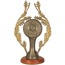 Round Oak Stove Finial, Doe-wah-Jack