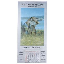 1920 Calendar for the F.R. Dengel Mfg Co