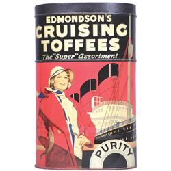 Edmondson's Cruising Toffees, Tin toffee can