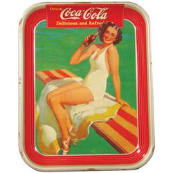 1939 Coca Cola Tin Serving Tray