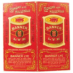 Banner Lye Advertising Checker Board