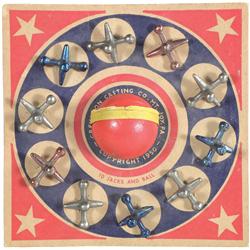 1950 Ball & Jack Set on original card