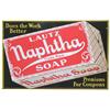 Image 1 : Lautz Naphtha Soap Tin Sign