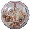 Image 1 : Glass Paperweight depicting a Fire