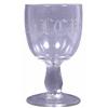 Image 1 : Clear Glass Goblet St. Louis
