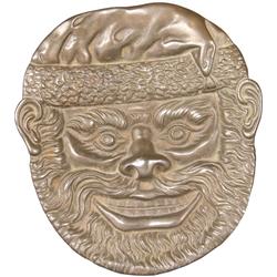 Cast iron ashtray with Elf face