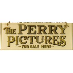 Perry Pictures reverse glass chain hanging sign