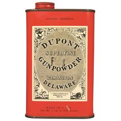 Dupont Gun Powder Tin